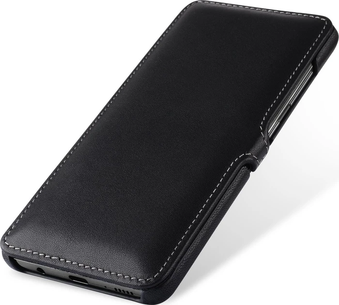 Stilgut Book Type Leather Case Clip Nappa für Samsung Galaxy A51 schwarz