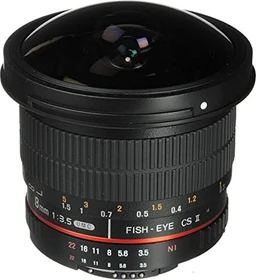 Rokinon 8mm 3.5 UMC Fisheye CS II für Nikon F