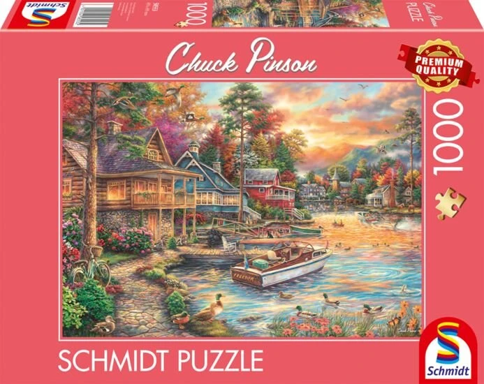 Schmidt Spiele Chuck Pinson: Ufer im Abendgold (1000 Teile) Image