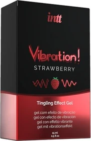 intt Vibration! Stimulationsgel Strawberry, 15ml