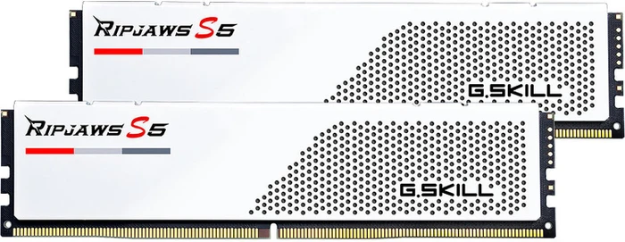 G.Skill Ripjaws S5 weiß UDIMM 32GB Kit, DDR5-6000, CL32-38-38-96