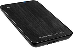 Sharkoon Quickstore portable schwarz, USB 3.0 Micro-B