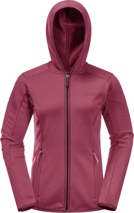 Jack Wolfskin Baiselberg Hoody FZ Jacke sangria red (Damen)