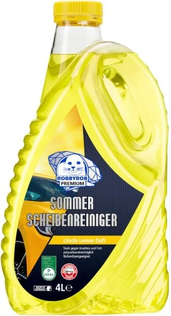 Walter Schmidt Chemie PREMIUM Klarblick Sommer-Scheibenreiniger Gemisch Litschi Lemon 4l