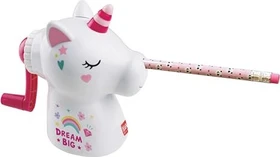 Legami Dream Big Unicorn Kurbelanspitzer weiß/mehrfarbig/Motiv