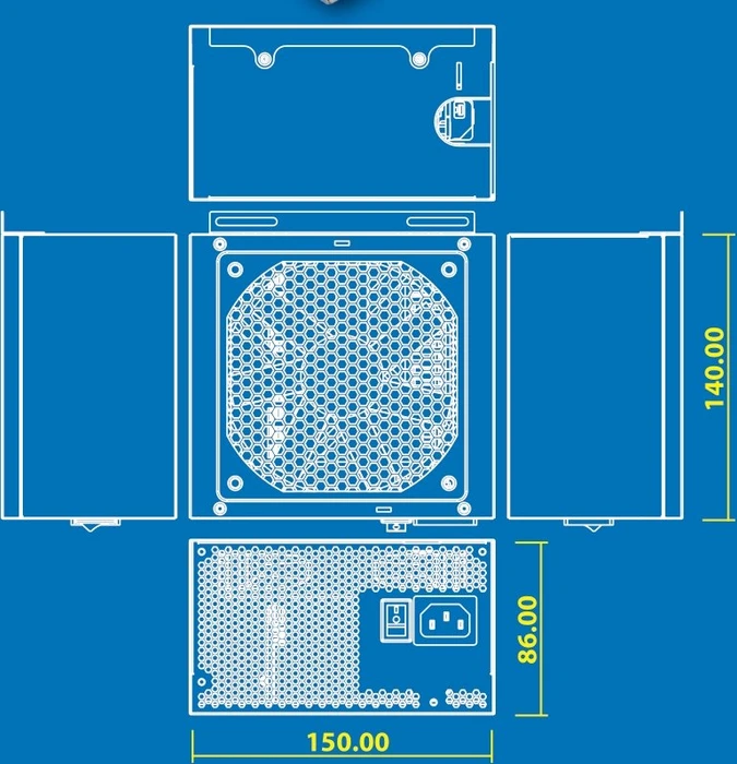 Seasonic JT Serie 400W, ATX 2.3, bulk