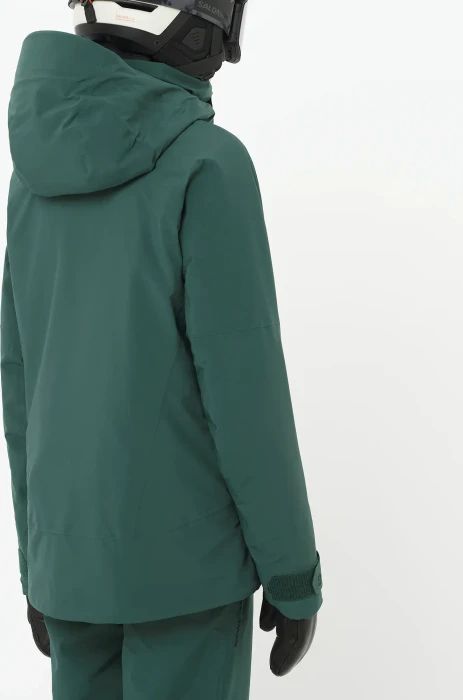 Salomon Brilliant Skijacke green gables (Damen)
