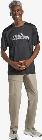 Jack Wolfskin Peak Graphic Funktionsshirt kurzarm mtn phantom (Herren)