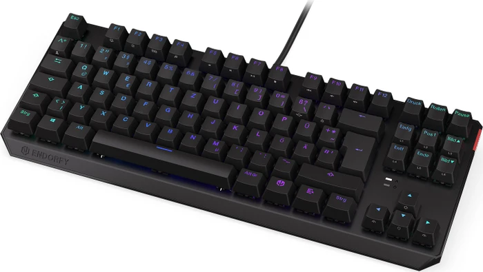 Endorfy Thock TKL, PBT, LEDs RGB, Kailh RED, USB, DE