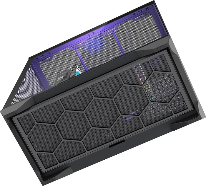 Modecom Volcano Space XL Black, schwarz, Glasfenster