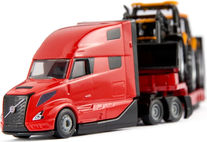 SIKU Volvo Lkw mit JCB Traktoren