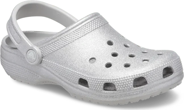 Crocs Classic Glitter silver glitter (Damen)