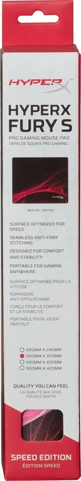 HP HyperX Fury S Pro Mousepad Medium, Speed Edition