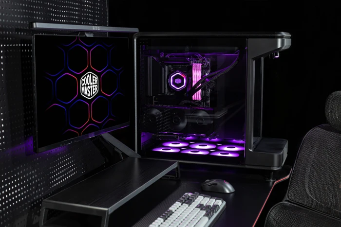 Cooler Master MasterFrame 360 Stage Mirror, schwarz, Glasfenster