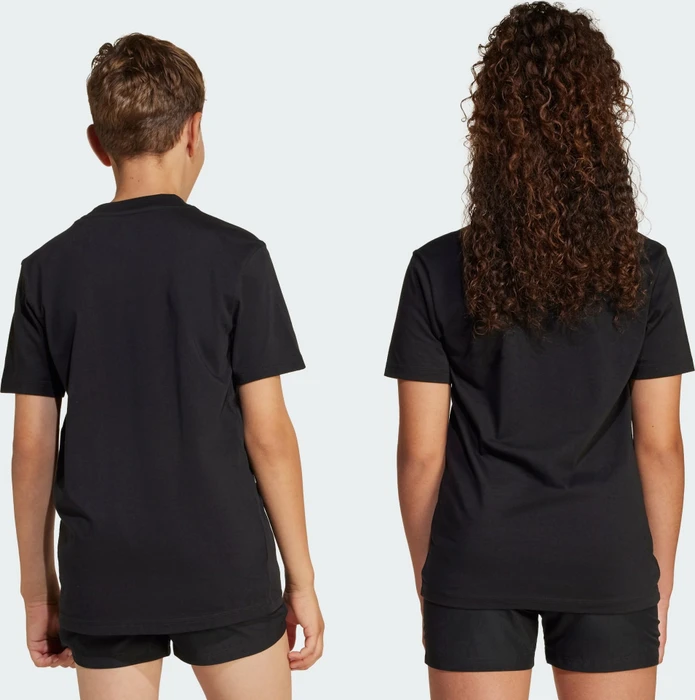 adidas Essentials T-Shirt kurzarm schwarz/weiß (Junior)