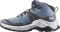 Salomon X Raise Mid GTX faded denim/indigo bunting/acid lime (Junior) Vorschaubild