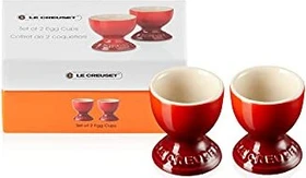 Le Creuset Eierbecher kirschrot, 2 Stück