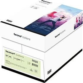 inapa tecno colors Universalpapier hellgrün, A4, 120g/m², 1250 Blatt