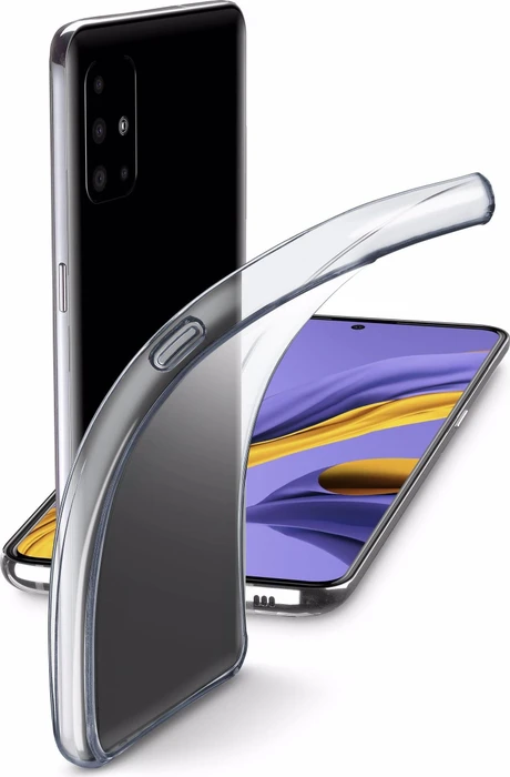 Cellularline Fine Cover für Samsung Galaxy A51 transparent