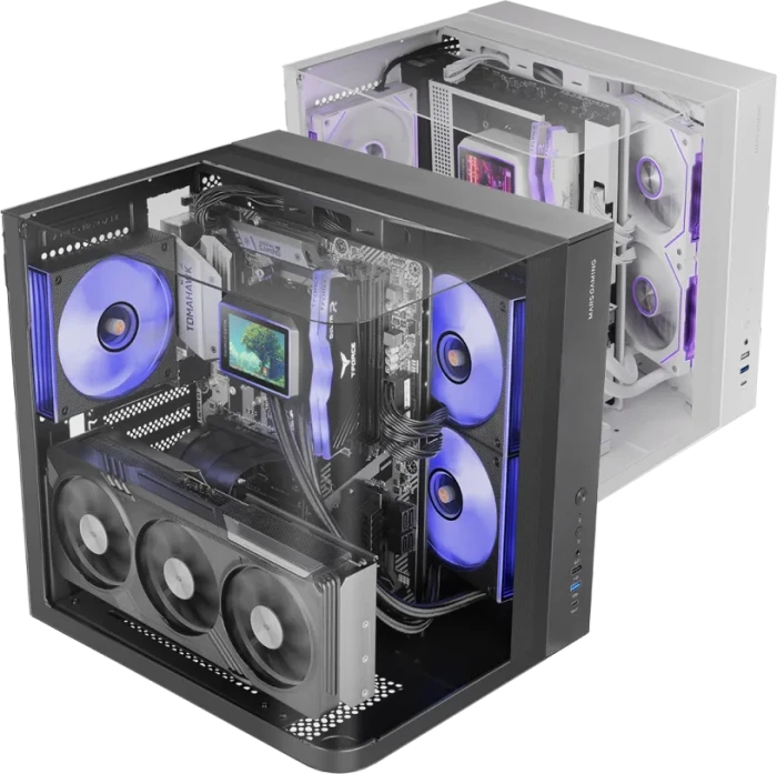 Mars Gaming MC-Infinio Lite White, Glasfenster