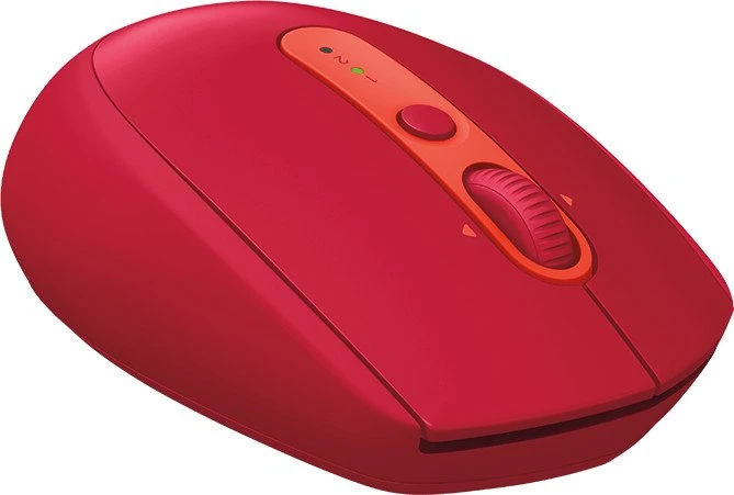 Logitech M590 Multi-Device Silent, rot, USB/Bluetooth