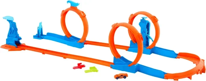 Mattel Hot Wheels Track Creator Triple Loop Pack