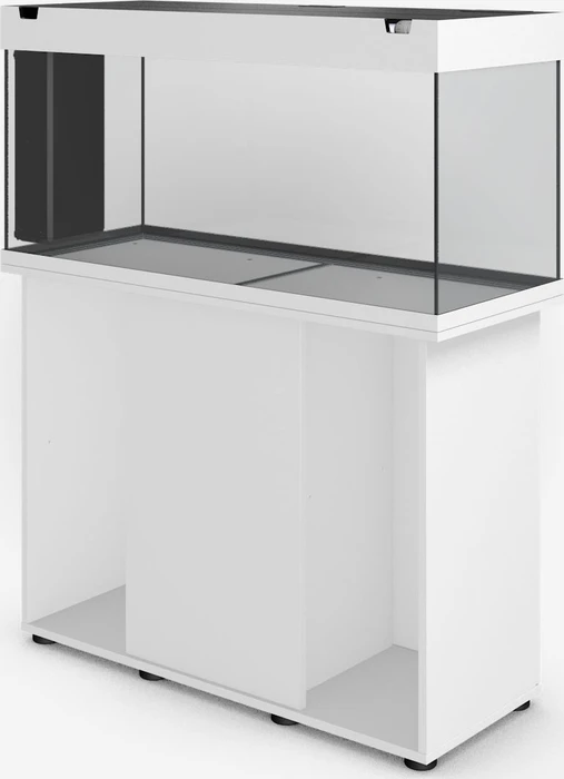 Juwel Rio 180 LED Aquarium-Set mit Unterschrank, weiß/weiß, 180l