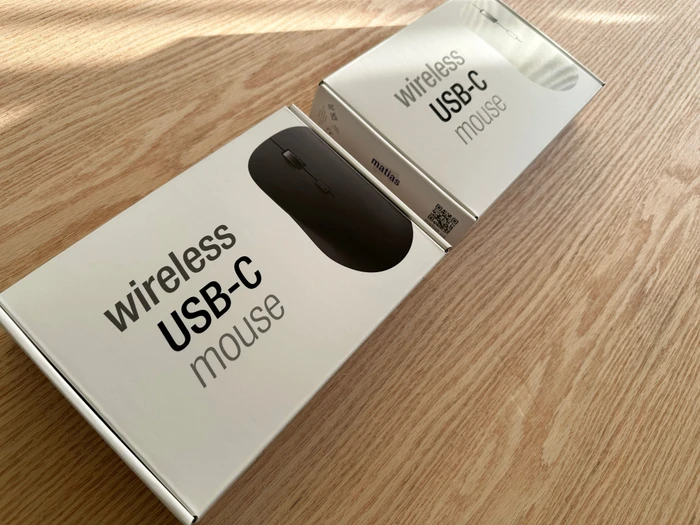 Matias Wireless Mouse schwarz, USB-C