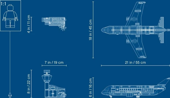 LEGO City Flughafen - Passagierflugzeug
