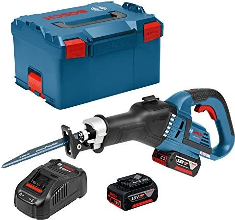Bosch Professional GSA 18V-32 Akku-Säbelsäge inkl. L-Boxx + 2 Akkus 5.0Ah