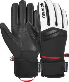 Reusch Dylan R-Tex XT Skihandschuhe white/black/fire red