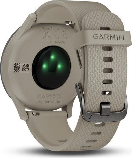 Garmin vivomove HR Aktivitäts-Tracker black/sand stone