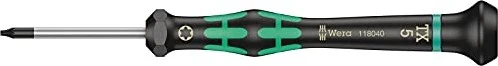 Wera Kraftform Micro 2067 Elektroniker Torx Schraubendreher, T5x40mm