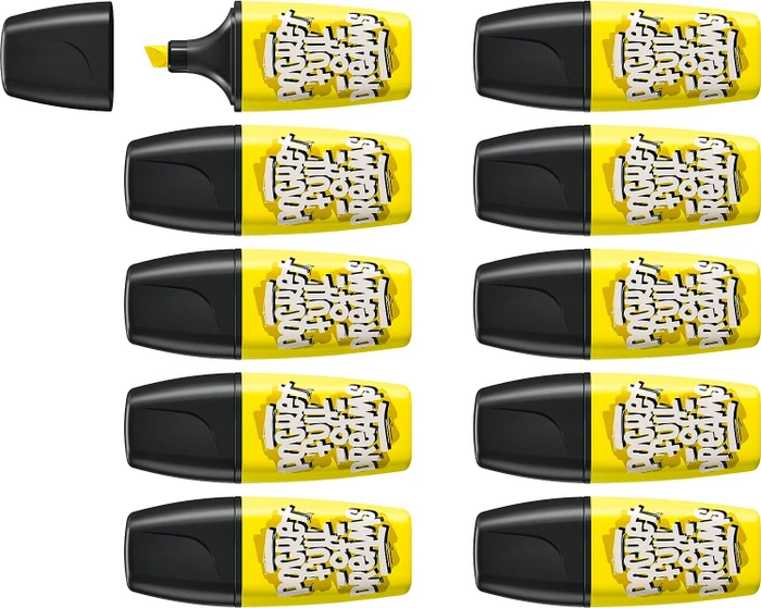 STABILO Boss Mini Snooze One gelb, 10er-Pack