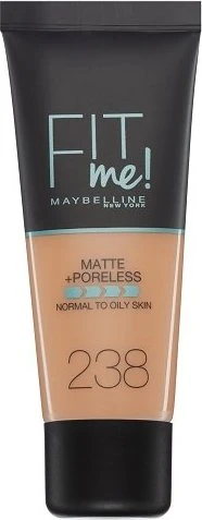 Maybelline Fit Me Matte & Poreless Foundation 238 rich tan, 30ml