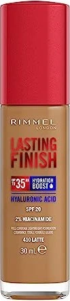 Rimmel Lasting Finish 35H Foundation 410 latte LSF20, 30ml