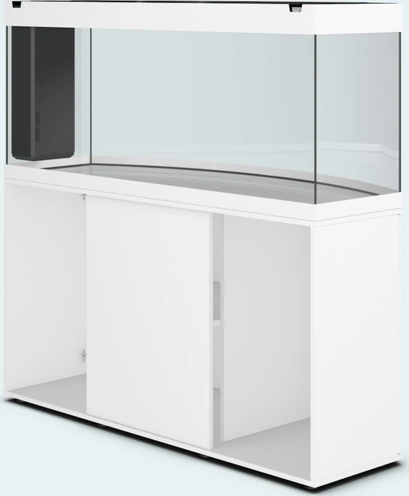 Juwel Vision 450 LED Aquarium-Set mit Unterschrank, weiß/weiß, 450l