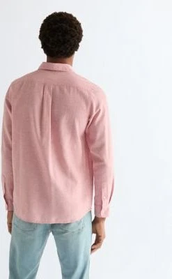 Wrangler Regular 1 Pocket Hemd langarm dusty rose (Herren)