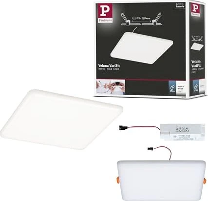 Paulmann Veluna VariFit Einbaupanel eckig 17.5W satin