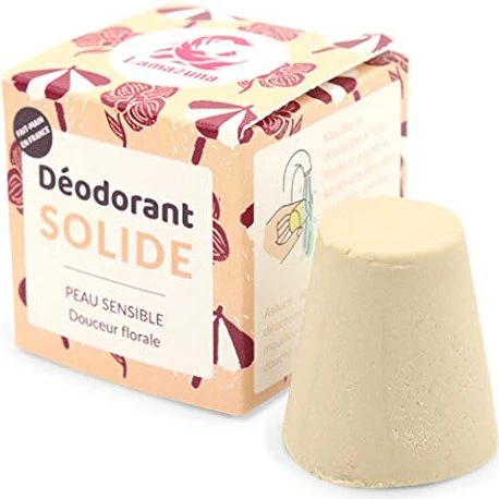 Lamazuna Festes Deodorant für sensible Haut Blütenduft, 30g