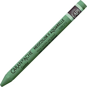 Caran d'Ache Neocolor II Aquarelle Wachskreide, chromoxydgrün, 10er-Pack