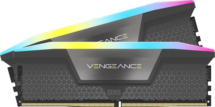 Corsair Vengeance RGB grau UDIMM 32GB Kit, DDR5-6000, CL36-44-44-96