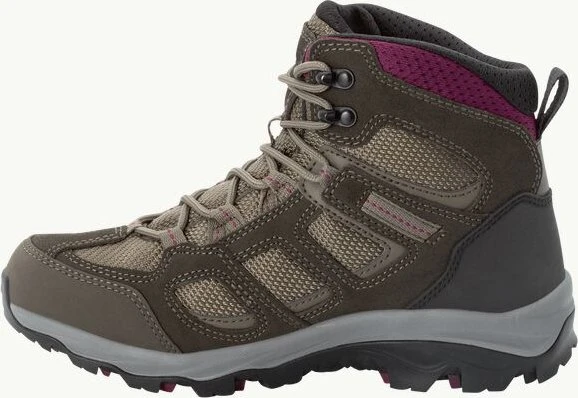 Jack Wolfskin Vojo 3 Texapore Mid khaki/burgundry (Damen)