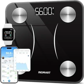 Insmart digitale Körperanalysewaage schwarz