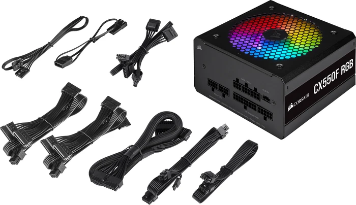 Corsair CX-F RGB Series CX550F RGB 550W, ATX