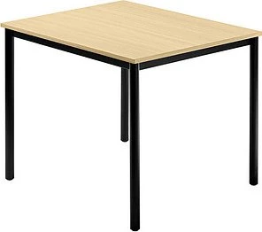 Hammerbacher Meeting D-Serie DR08/3/D Konferenztisch 80x80cm Ahorn/schwarz