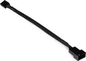 Alphacool 4-Pin Verlängerung, 15cm, schwarz