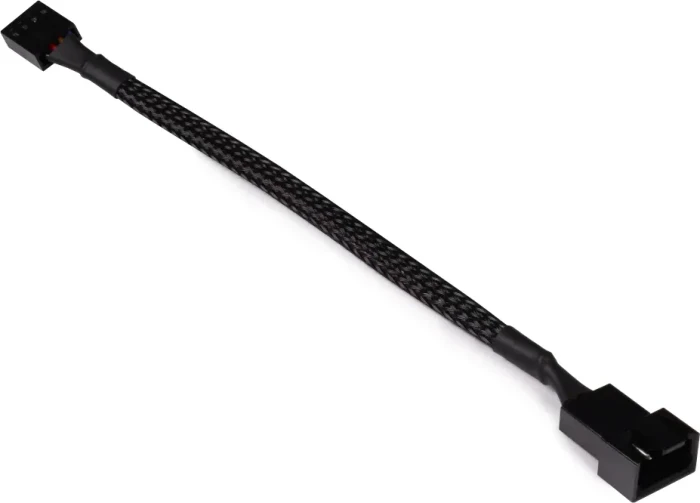 Alphacool 4-Pin Verlängerung, 15cm, schwarz