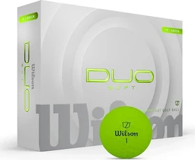 Wilson DUO Soft Golfbälle grün, 12 Stück