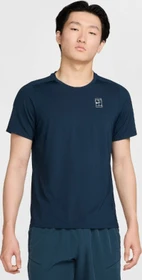 Nike Court Advantage Dri-FIT Funktionsshirt kurzarm armory navy/white (Herren)